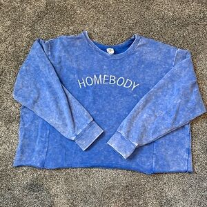 -Embroidered sweatshirt